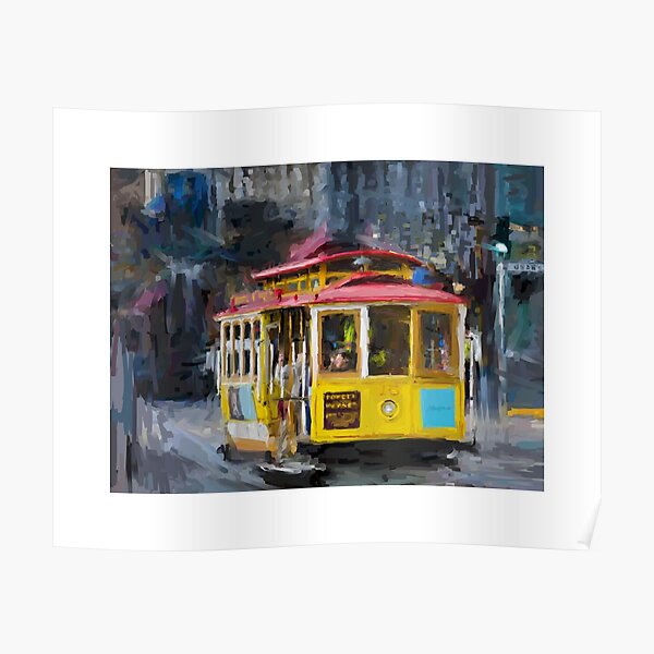 Powell Street Cablecar Poster