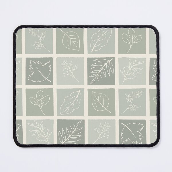 Item preview, Green Checkered Leaves Pattern designed and sold by Calislahn.