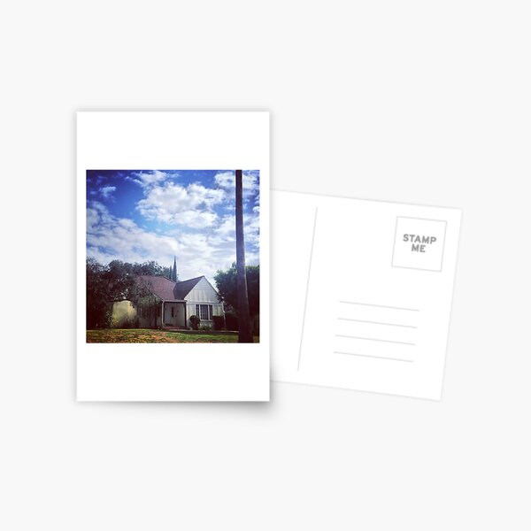 Cottage with Clouds Postcard