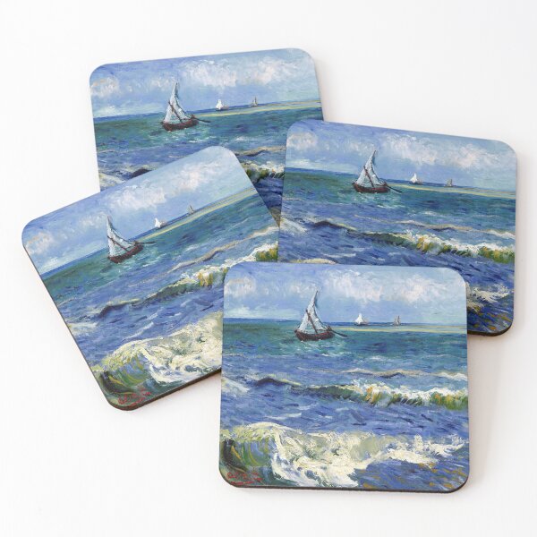Item preview, Beautiful Ocean With Boat And Rolling Waves designed and sold by designforum1968.
