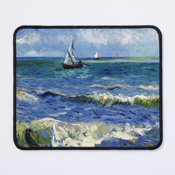 Item preview, Beautiful Ocean With Boat And Rolling Waves designed and sold by designforum1968.