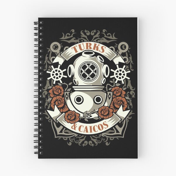 Item preview, Old School Turks and Caicos Diver designed and sold by Futurebeachbum.