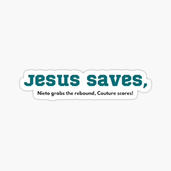 Item preview, Jesus Saves, Couture Scores! designed and sold by BradburyWorx.