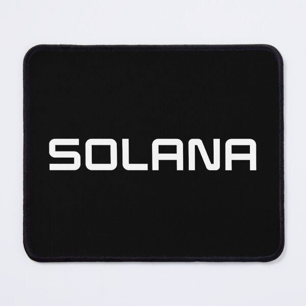 Item preview, Solana SOL Crypto Altcoin - Clean Horizontal White Text Logo designed and sold by CryptoMoods.