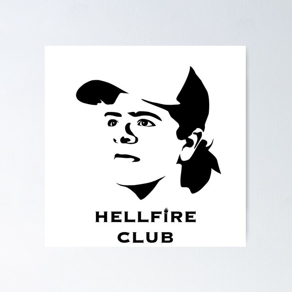 HELLFIRE CLUB Stranger Things  Poster for Sale by PetShopShirts