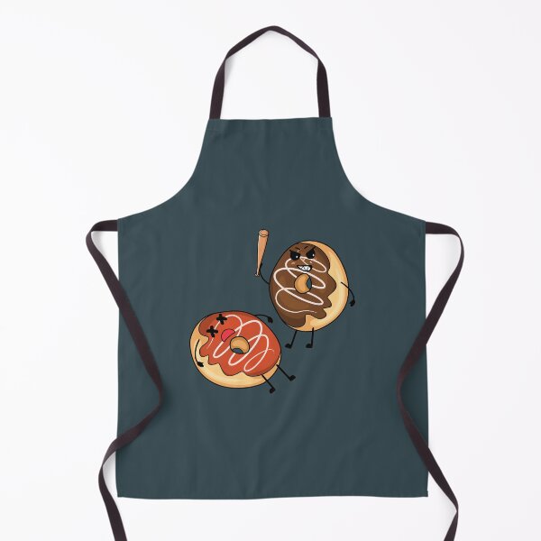 Item preview, Funny donuts fighting with a baseball stick designed and sold by Donutlovers.