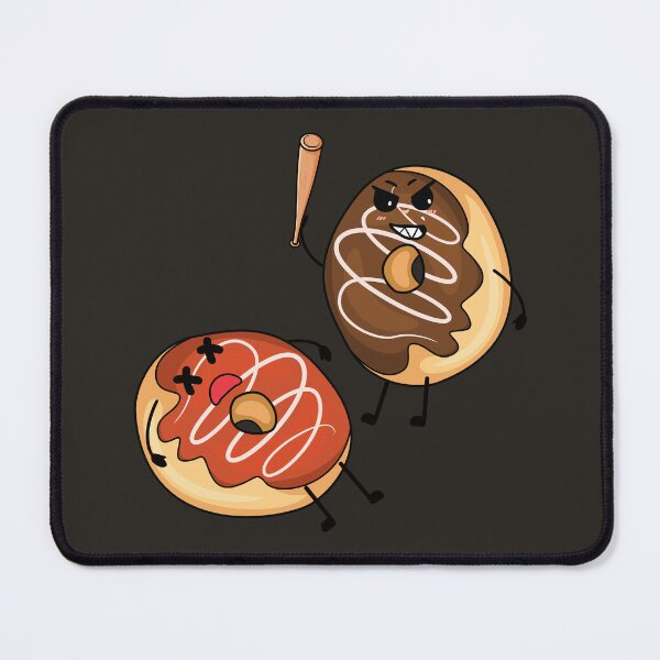 Item preview, Funny donuts fighting with a baseball stick designed and sold by Donutlovers.