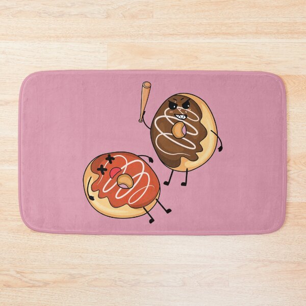 Item preview, Funny donuts fighting with a baseball stick designed and sold by Donutlovers.