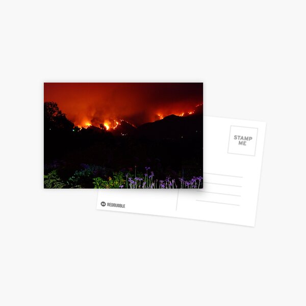 Mountains on Fire Postcard