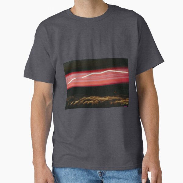 Red Blurred Lights Classic T-Shirt