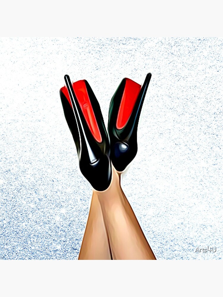 christian louboutin red high heels