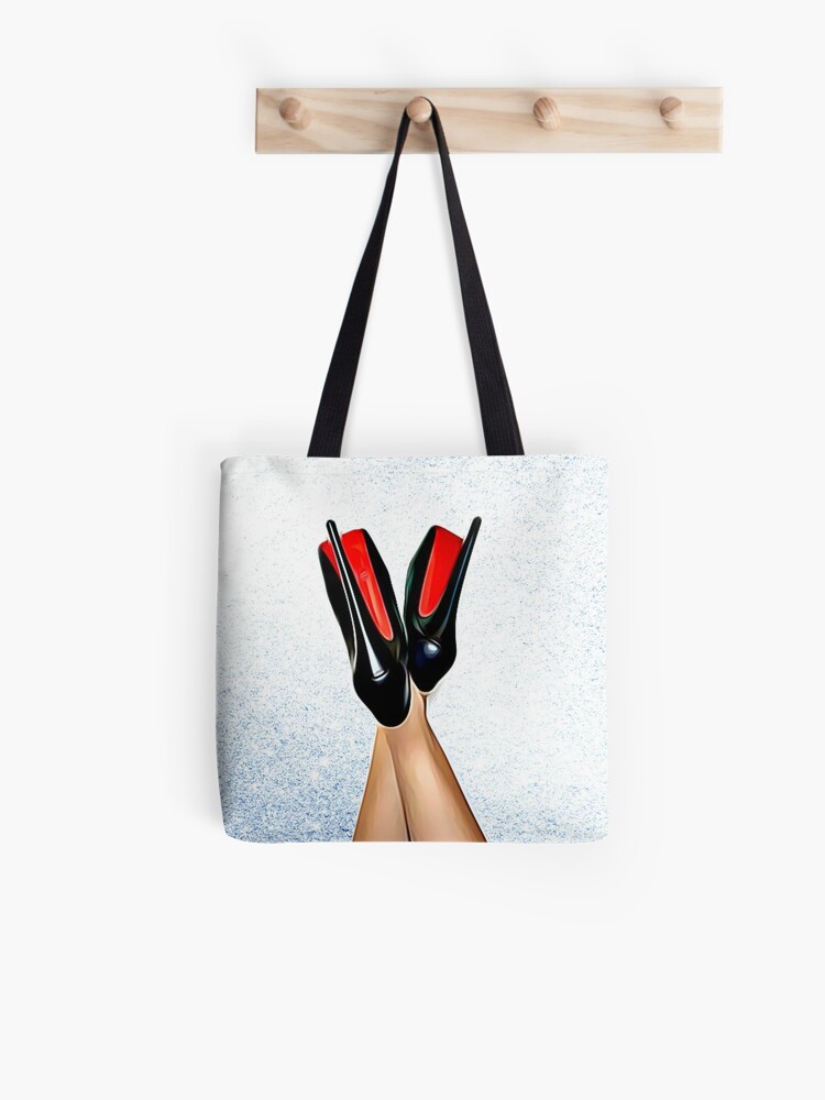 red bottoms purse