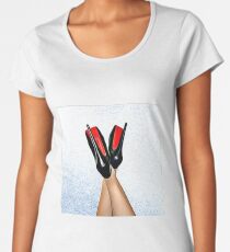 Christian Louboutin Sexy High Heel Red Bottoms Heels nach oben Frauen Premium T-Shirts