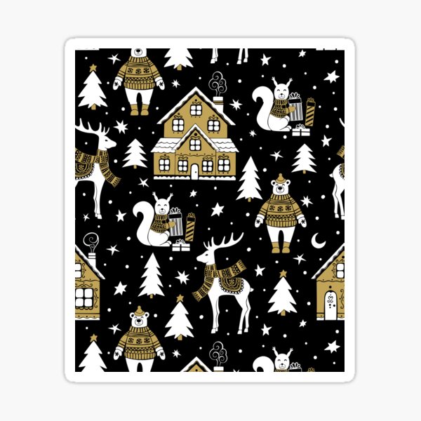 Artikel-Vorschau von Weihnachtsnahtloses Muster, Weihnachtsblumenmuster, Weihnachtsblätter-Muster, designt und verkauft von Hussain Shirts.