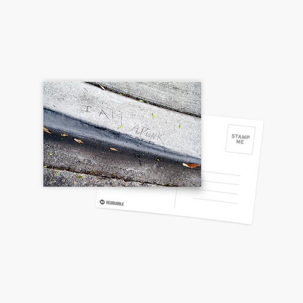 I Am a Punk Postcard