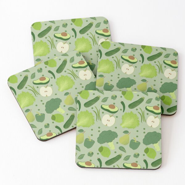 Item preview, Green Fruit and Veg designed and sold by Katsillustration.