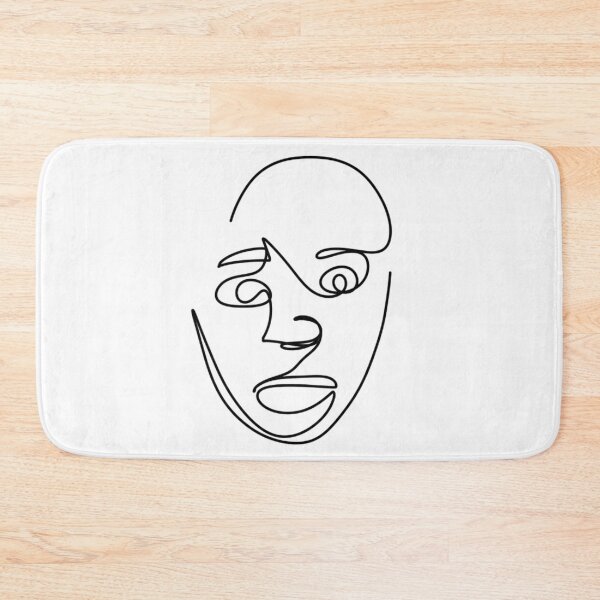 Item preview, Abstract Single Line Face designed and sold by radiantdark.