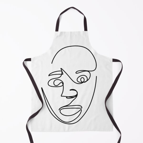 Item preview, Abstract Single Line Face designed and sold by radiantdark.