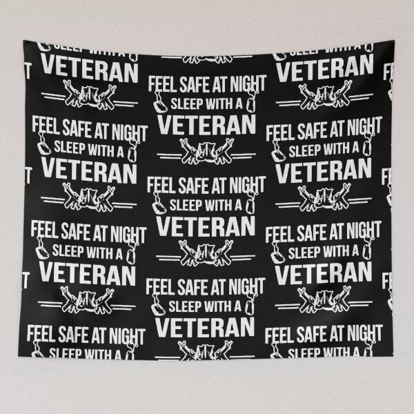 Item preview, Feel Safe At Night Sleep With A Veteran designed and sold by aryagiri.