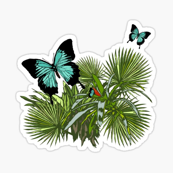 Item preview, Rainforest Retreat: Ulysses butterfly designed and sold by Aakheperure.