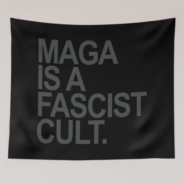 Item preview, MAGA is a FASCIST Cult (subtle gray) designed and sold by Thelittlelord.
