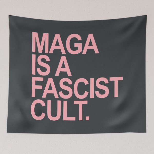 Item preview, MAGA is a FASCIST Cult (pink) designed and sold by Thelittlelord.