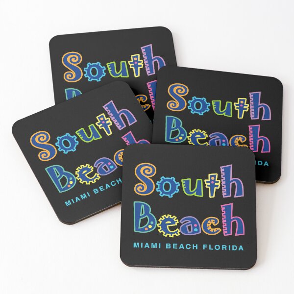 Item preview, South Beach Florida Tropical Type Design designed and sold by Futurebeachbum.