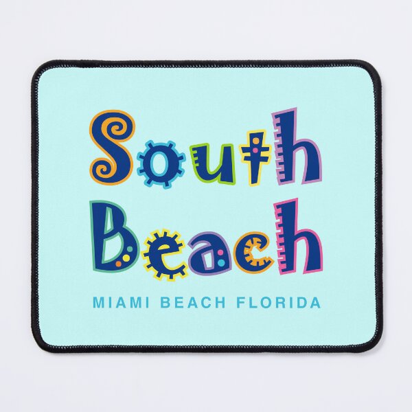 Item preview, South Beach Florida Tropical Type Design designed and sold by Futurebeachbum.
