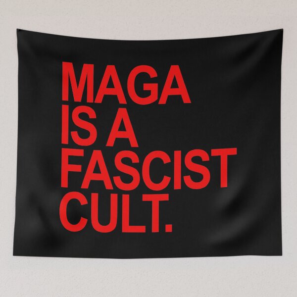 Item preview, MAGA is a FASCIST Cult (red) designed and sold by Thelittlelord.