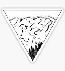 Catskills Triangle Mountains Sticker