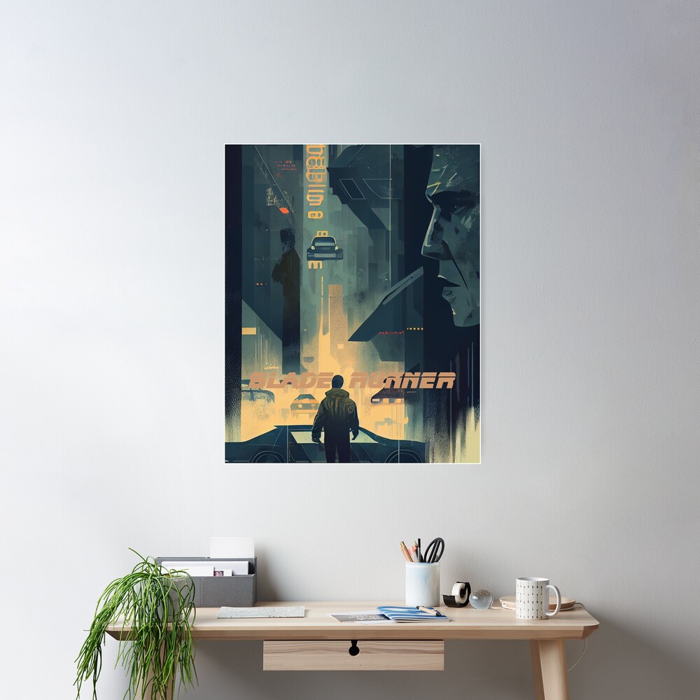 Blade Runner - Mj Movie Poster  Poster for Sale by