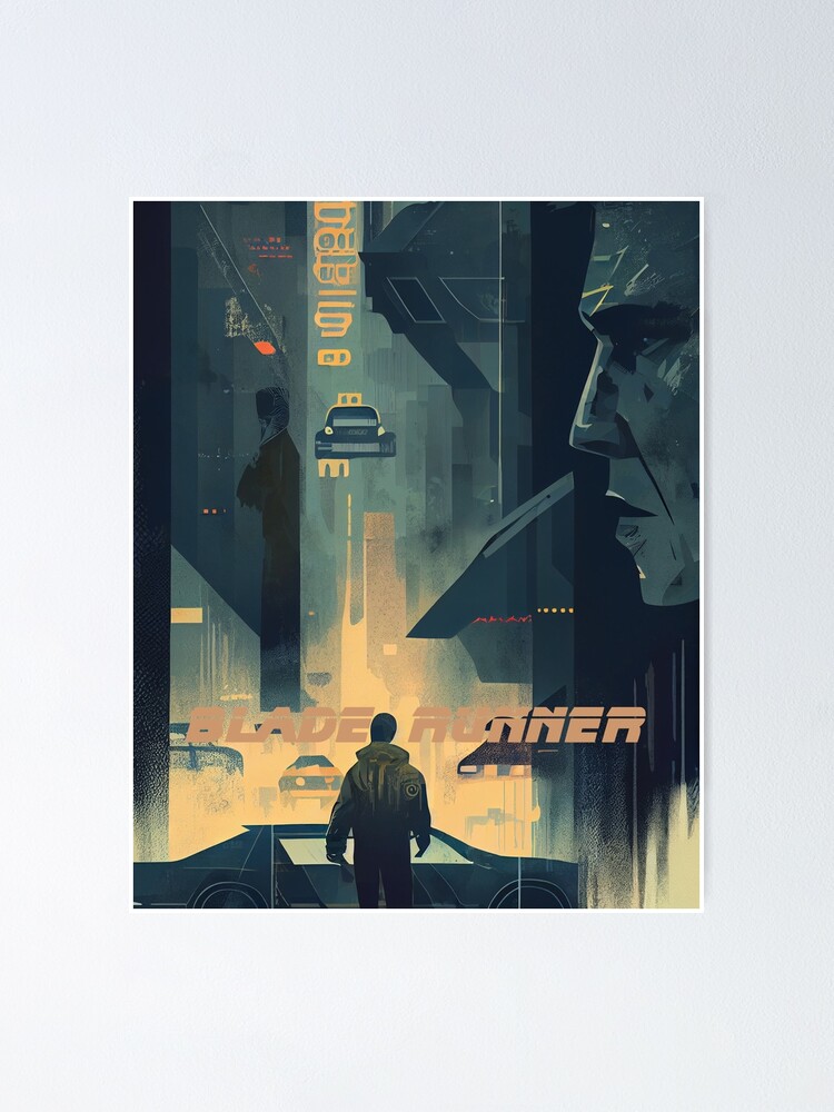 Blade Runner - Mj Movie Poster  Poster for Sale by