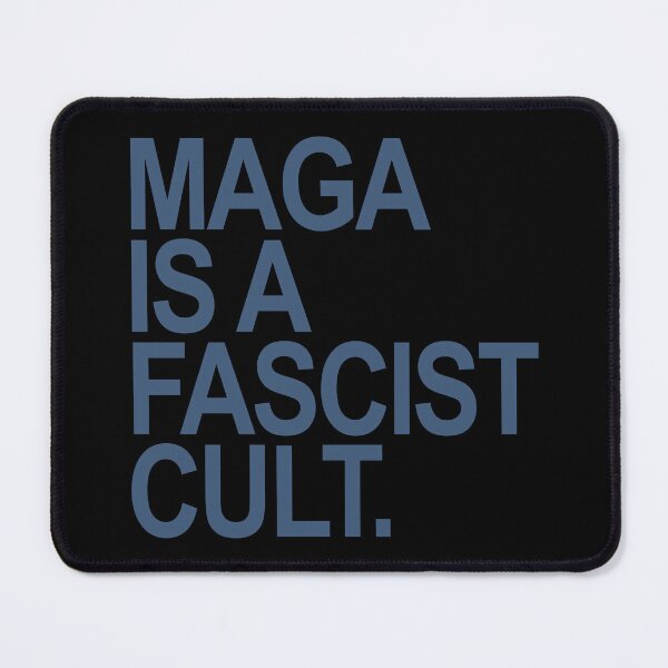 Item preview, MAGA is a FASCIST Cult (steel blue) designed and sold by Thelittlelord.