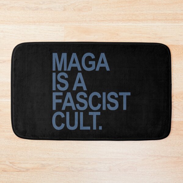 Item preview, MAGA is a FASCIST Cult (steel blue) designed and sold by Thelittlelord.
