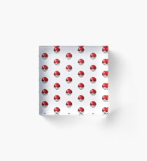 Pokemon Pixel Pokeball - Pokemon Go Acrylic Block