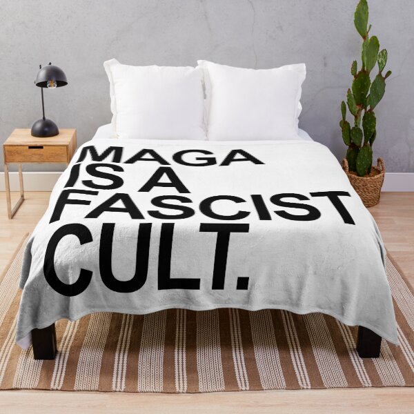 Item preview, MAGA is a FASCIST Cult (black) designed and sold by Thelittlelord.