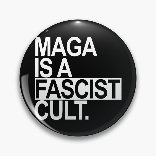 Item preview, MAGA is a FASCIST Cult (white box) designed and sold by Thelittlelord.