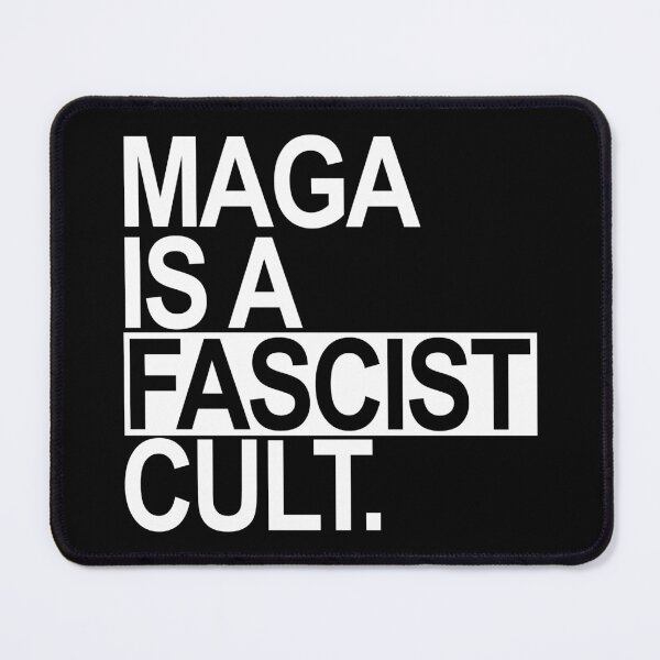 Item preview, MAGA is a FASCIST Cult (white box) designed and sold by Thelittlelord.