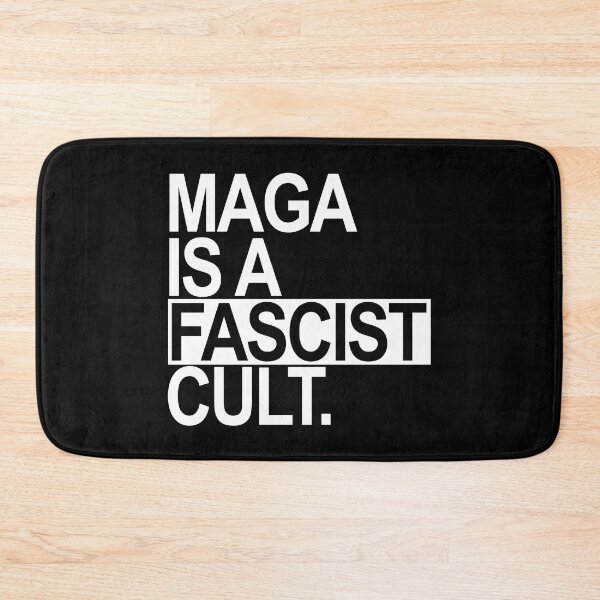 Item preview, MAGA is a FASCIST Cult (white box) designed and sold by Thelittlelord.