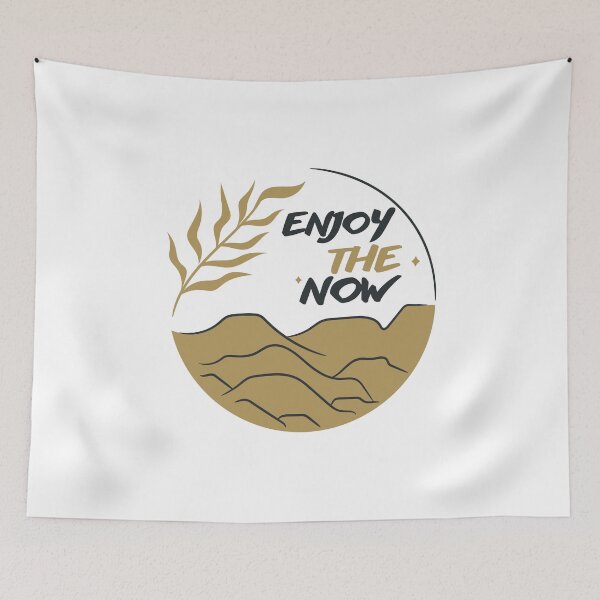 Item preview, Raise Your Vibration! Boho Inspirational and Motivational Quote. Enjoy the Now designed and sold by MelodySimmons.