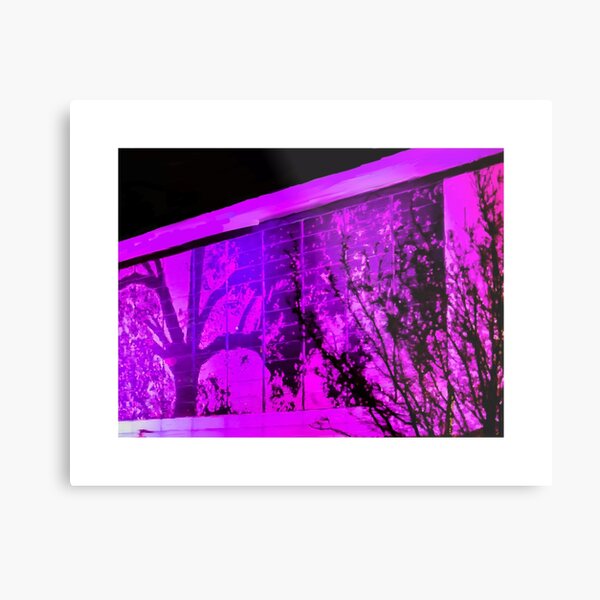 Convention Center - Raleigh at Night Metal Print
