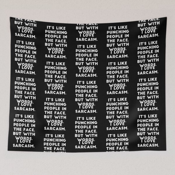 Item preview, I Love Sarcasm designed and sold by WeeChongArts.