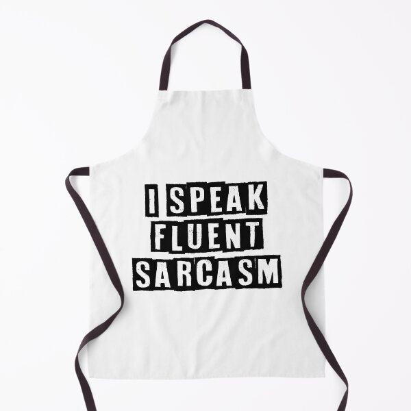 Item preview, I Speak Fluent Sarcasm mask, Funny Sarcastic Men's Women's masks Top, Girls Ladies TShirt Gift Ideas designed and sold by WeeChongArts.