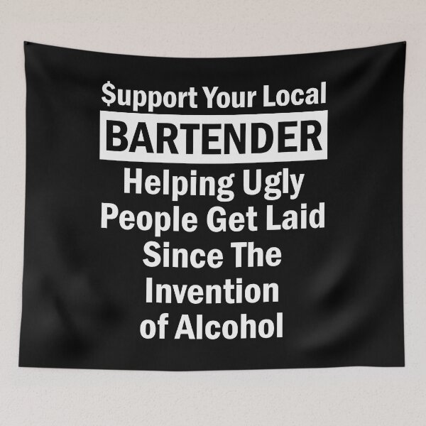 Item preview, TIPS Support Your Local Bartender designed and sold by PapaBujuGaming.