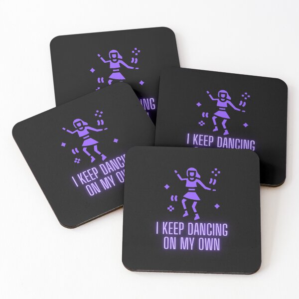Item preview, I Keep Dancing On My Own Design Violet Neon Girl - Perfect For New Year Party designed and sold by Olivvier.