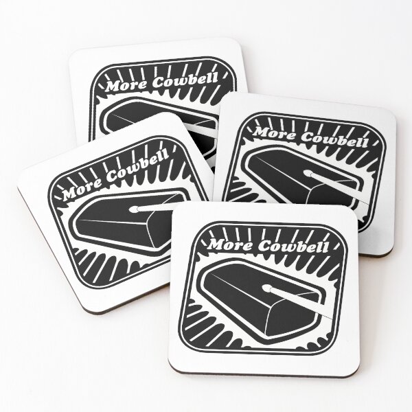 Item preview, More Cowbell (Black & White variation) designed and sold by thedrumstick.