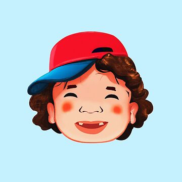 Stranger Things Dustin Kids T-Shirt for Sale by timegraf