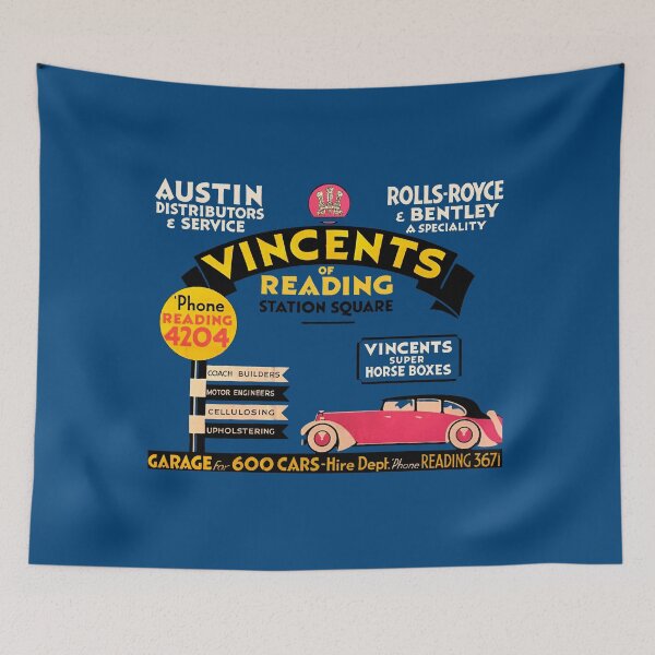 Item preview, 1930s CAR DEALERSHIP / GARAGE ADVERT designed and sold by ThrowbackAds.
