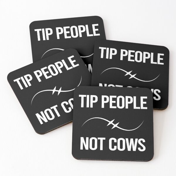 Item preview, TIPS Tip People Not Cows designed and sold by PapaBujuGaming.