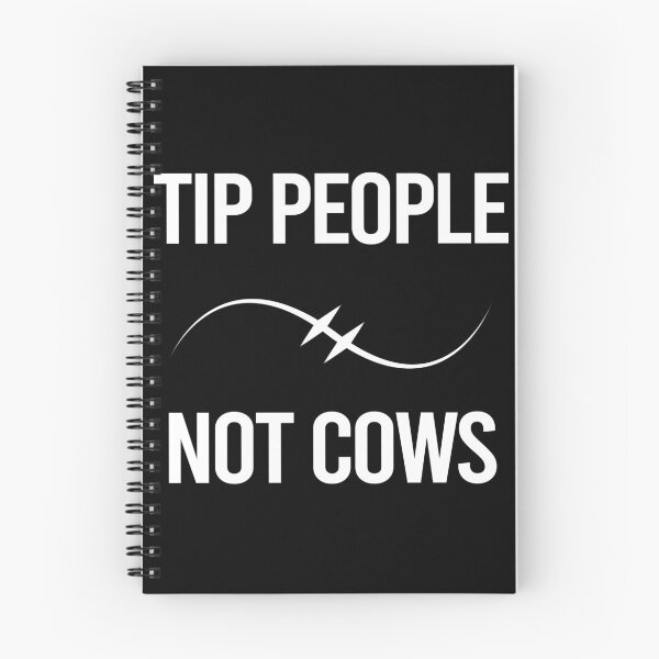 Item preview, TIPS Tip People Not Cows designed and sold by PapaBujuGaming.